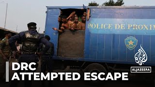 DRC says 129 killed in attempted escape from country’s biggest prison [upl. by Zirtaeb]