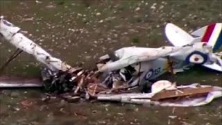 horrific tiger moth crash Mate survived [upl. by Elison722]