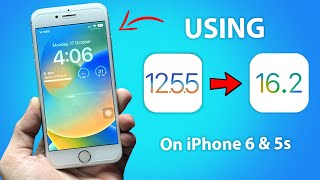 How to Update iOS 1255 to iOS 162  Install iOS 162 on iPhone 5s amp 6 [upl. by Nhepets]