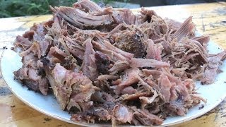 How to Smoke a Wild Boar Shoulder Roast with Mesquite Cactus Rub [upl. by Aneej283]