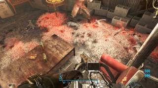 killing cats in fallout 4  found a room full [upl. by Inaej]