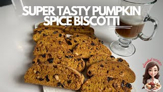 Super Tasty Pumpkin Spice Biscotti [upl. by Haidej100]