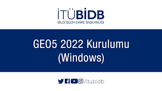 GEO5 2022 Kurulumu Windows [upl. by Geirk36]