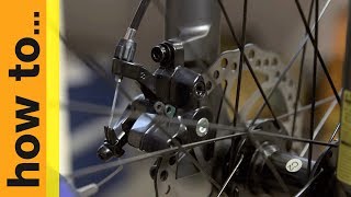 How To Adjust Mechanical Disc Brakes  Halfords UK [upl. by Adnilasor615]