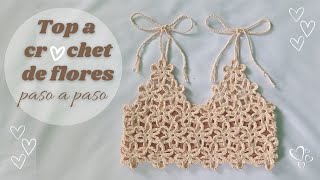 🌸TOP DE FLORES A CROCHET🌸 para principiantes  fácil de realizar ✨ [upl. by Enegue]