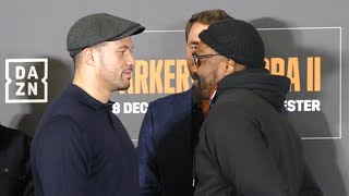 Joseph Parker vs Dereck Chisora 2 FIRST REMATCH FACEOFF  DelBoy WICKED WHISPERS [upl. by Assirral227]