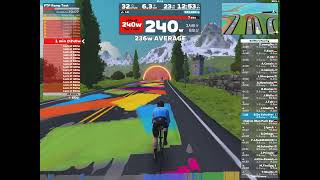 Zwift ramp test FTP 2209 [upl. by Conias]