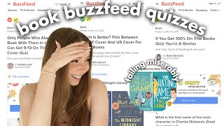 Taking bookrelated BuzzFeed quizzes ♡ [upl. by Bracci459]