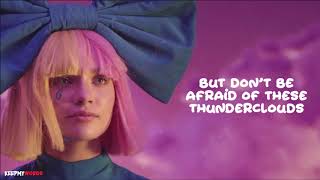 LSD  Thunderclouds Lyrics Video ft Sia Diplo Labrinth [upl. by Razatlab]