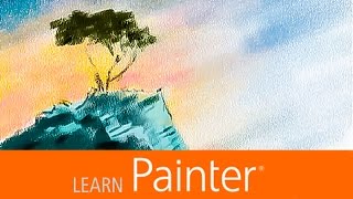 Painter X3 interface 1  Creating a new image with Painter Master Karen Bonaker [upl. by Sidonius]