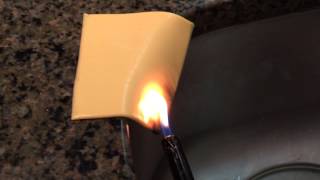 I tried burning Kraft American Cheese and this happened [upl. by Orlan877]