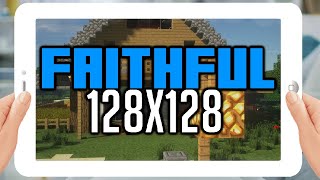 Faithful 128x128 TEXTURE PACK 121120119 Bedrock amp MCPE 👉 Minecraft PE 🎮📱 [upl. by Flin]