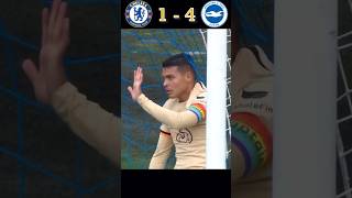 Chelsea vs Brighton 🤯 Premier League 🔥football youtube shorts [upl. by Haianeb]