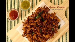 Onion Pakoda  Onion Pakora  Onion Fritters [upl. by Rehm]