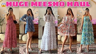 Trendy MEESHO Dresses Haul💕Starting at Rs248  Try On Haul  Rupal Yadav meesho [upl. by Dorothea]