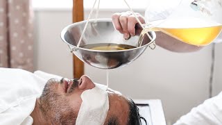 Relax Your Mind  Shirodhara in Ayurveda  Panchakarma Treatment ASMR [upl. by Eelyahs]