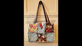 Rag Quilt Purse Video 1 [upl. by Skolnik]