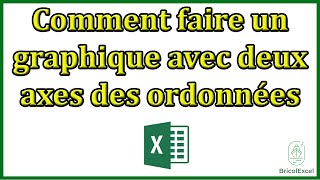 Comment faire un graphique avec deux axes des ordonnées [upl. by Ynaffital]