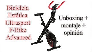 Bicicleta Estática Ultrasport FBike Advanced Unboxing montaje y opinión [upl. by Ronna]