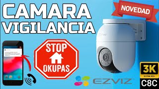 CAMARA de VIGILANCIA y ALARMA🔺TODO EN UNO🔺EZVIZ C8C 3K [upl. by Petronia846]