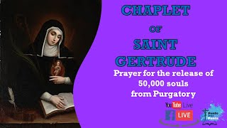 St Gertrude Chaplet Prayer for the Souls in Purgatory  December 5 2023 [upl. by Hein]