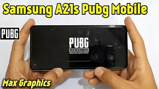 Samsung Galaxy A21s Pubg Mobile Test Max Graphics [upl. by Ahsem]