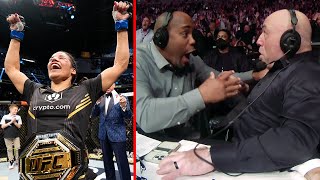 UFC 269 Commentator Booth Reactions [upl. by Cirtemed]