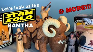 Stan Solo Bantha Review and POTF2 comparison and more Star Wars Kenner toy comparison [upl. by Newsom]