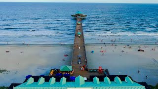 Folly Beach Pier Drone Tour  Folly Beach SC [upl. by Mac583]