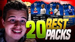 MES 20 MEILLEURS PACKS DE LANNÉE SUR FUT 16 [upl. by Bonis370]