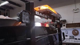 Tech Tip How To Mount Whelen Mini LED Bar to Back Rack [upl. by Peatroy]