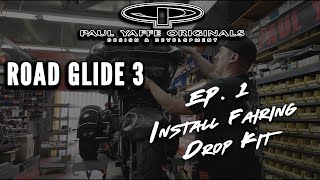 Road Glide 3 PART 1  INSTALLING THE FAIRING DROP BLOCK KIT [upl. by Ben]