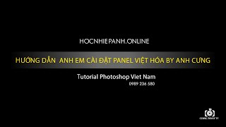 HƯỚNG DẪN ANH EM CÀI ĐẶT PANEL VIỆT HÓA TỪ TÁC GIẢ ANHCƯNG [upl. by Kucik]