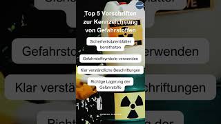 Top 5 Vorschriften zur Kennzeichnung von Gefahrstoffen ⚠️ Gefahrstoffe Kennzeichnung [upl. by Aelam]