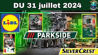 Catalogue Lidl Parkside ✅ arrivage bricolage du 31 juillet 2024 🛠🟦⬜️🟥 avantpremière [upl. by Henriette]