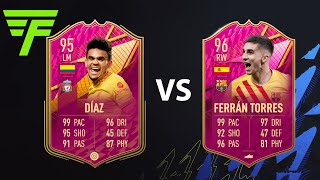 FUT Futties Luis Diaz 95 VS Ferran Torres 96  FIFA shorts [upl. by Ahsiram482]