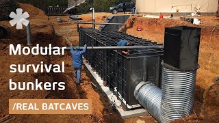 Texan makers underground survival bunkers are real batcaves [upl. by Mieka712]