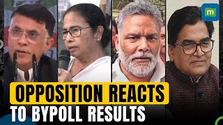 Assembly Bypoll Results Opposition Hits Out On BJP After INDIA Wins Big In Assembly Bypolls [upl. by Annoid799]