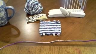 Loop De Loom COASTER yarn project [upl. by Euqinna428]