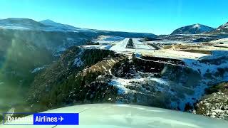 CJ4 Landing in snowy Telluride  DespotasAirlines [upl. by Kerianne]