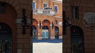 Foligno Italy the Ancient Town in Umbria  Piazza della Repubblica [upl. by Annelg]