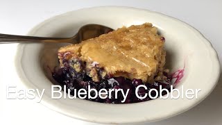 Easy Blueberry Cobbler  AnOregonCottagecom [upl. by Anowahs67]