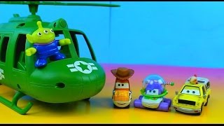 Creative Play Storytelling Buzz Lightyear amp Woody get shrunk by Zurg turned into Cars [upl. by Nohsav]