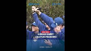 REAKSI TAK BIASA Gibran Rakabuming Usai Celetuk Prabowo Subianto saat Pembekalan Menteri [upl. by Christoffer233]