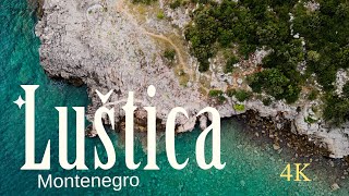 4K  Rt Veslo Luštica Crna Gora  Cape Veslo Lustica Montenegro [upl. by Yendahc]