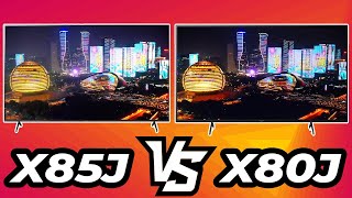 Sony X85J VS Sony X80J Standard Mode Picture Comparison [upl. by Enicnarf]