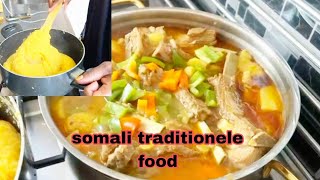 HOW MAKE SOMALIS traditionele Food Soor Iyo HILIB 🍲 [upl. by Handbook]