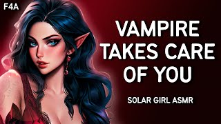 ASMR Roleplay  Vampire Mistress Takes Care of You  Comfort for Sleep  Sleep Aid  ASMR GF RP F4A [upl. by Preuss]