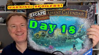 Escape the Sunken Submarine Day 18 Advent Calendar [upl. by Akapol]