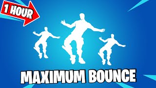 Fortnite Maximum Bounce Emote 1 HOUR Dance ICON SERIES [upl. by Eardnaed]